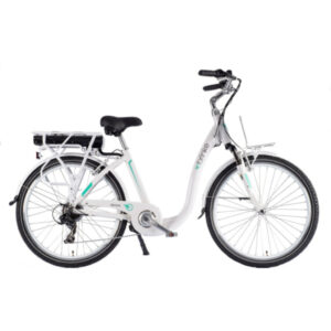 bicicletta city elettrica Brinke VENICE WHITE