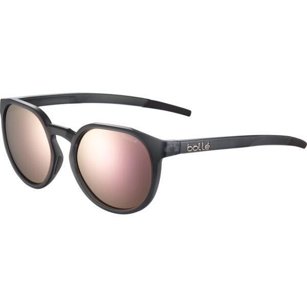 occhiali da sole Lifestyle MERIT Black Crystal Matte HD Polarized Brown Pink