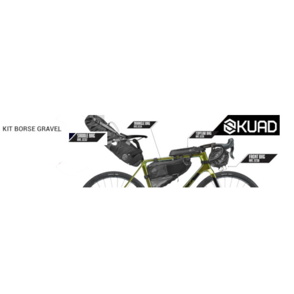 Kit completo borse bici Gravel Skuad