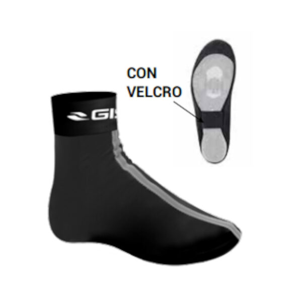 Copriscarpe per bici Gist mtb tg. 39-40 Nero