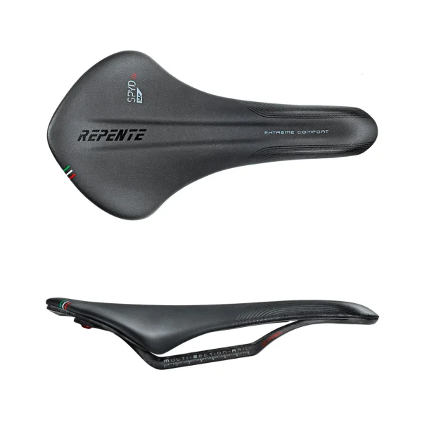 Selle bici REPENTE Spyd 3.0 175g 142 mm di larghezza Nera