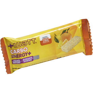 Barretta energetica CARBO ENERGY +watt GLUTEN FREE gusto agrumi