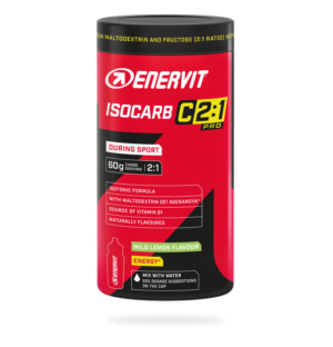 Miscela in polvere per bevanda energetica ISOCARB C2:1PRO Enervit Gusto Mild Lemon