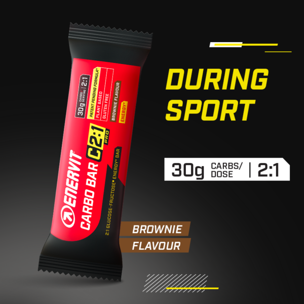 Barretta energetica CARBO BAR C2:1PRO Enervit Brownie - immagine 2