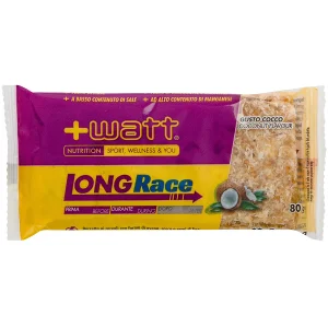 Barretta energetica LONG RACE +watt ai cereali gusto cocco