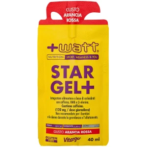 Gel energetico STAR GEL+ +watt gusto arancia rossa