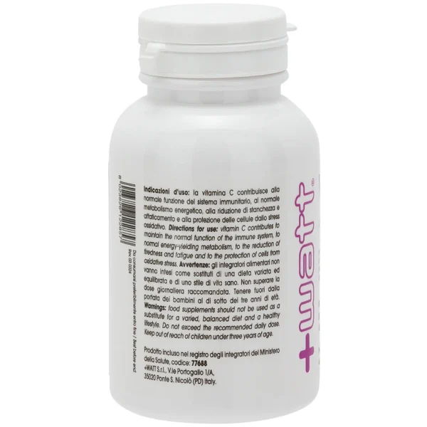 Integratore alimentare +watt 90 capsule vegetali Vitamina C - immagine 2